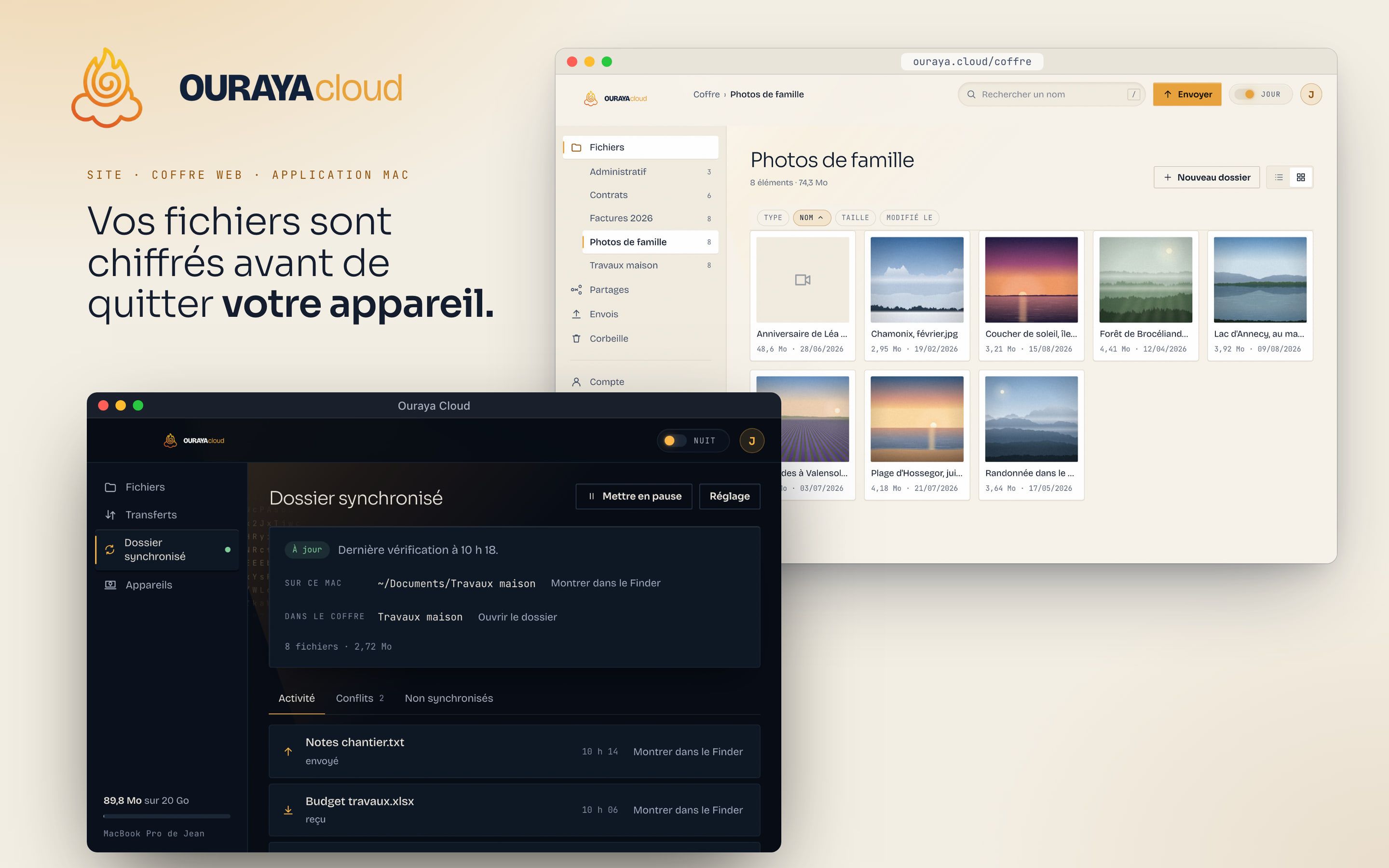 Aperçu du projet Ouraya Cloud